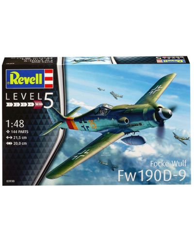 Model za sastavljanje Revell Vojni: Zrakoplovi - Foky Wolf Fw190 D-9 - 2