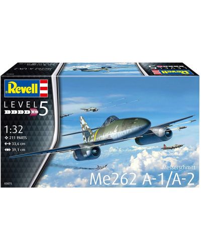 Model za sastavljanje Revell Vojni: Zrakoplovi - Messerschmitt Me262 A-1/A-2 - 2