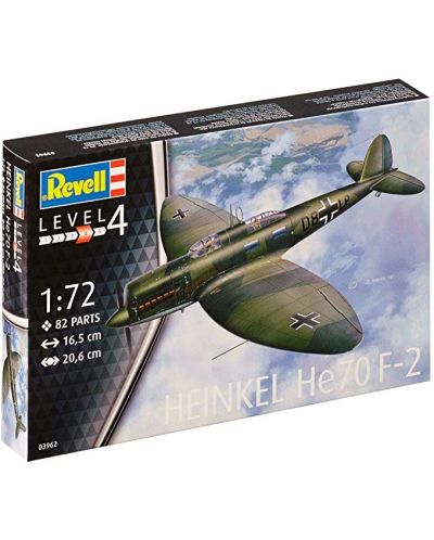 Sastavljeni model Revell - Zrakoplov Heinkel He 70 (03962) - 1
