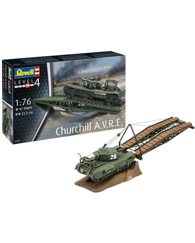 Sastavljeni model Revell - Tenk Churchill - 1