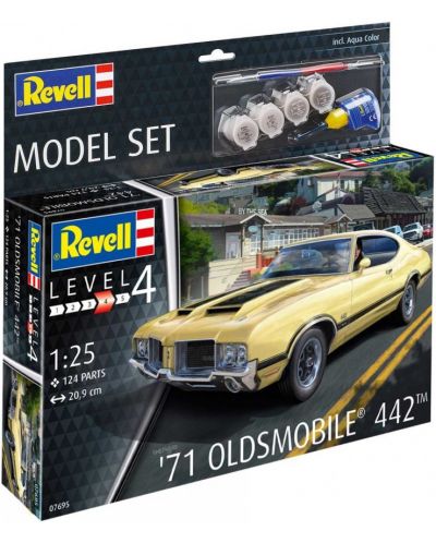 Set za sastavljanje Revell Suvremeni: Automobili - Oldsmobile 71 Coupe - 6