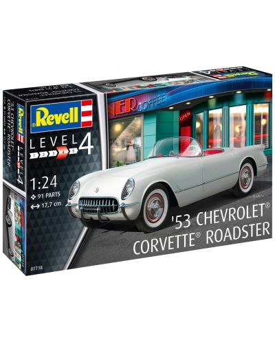 Sastavljivi model Revell Suvremeni: Automobili - 1953 Corvette Roadster - 10