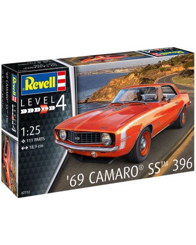 Modeli za sastavljanje Revell Suvremeni: Automobili - Camaro 69 SS - 5