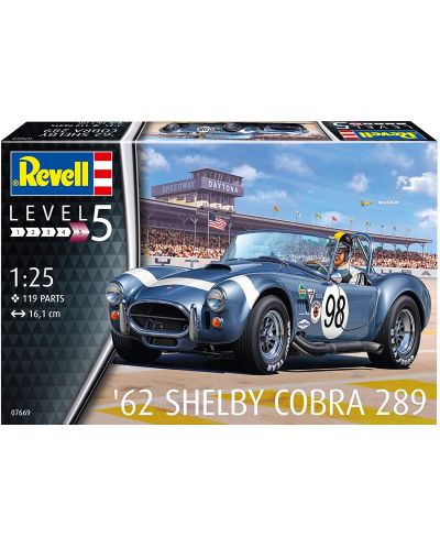 Modeli za sastavljanje Revell Suvremeni: Automobili - '62 Shelby Cobra 289 - 5