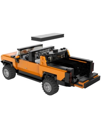 Auto za sastavljanje Rastar - Džip Hummer EV, 1:30, narančasti - 2
