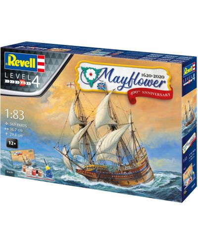 Sastavljeni model Revell Antički: Brodovi - Jedrenjak Mayflower (400. godišnjica izdanja) - 5