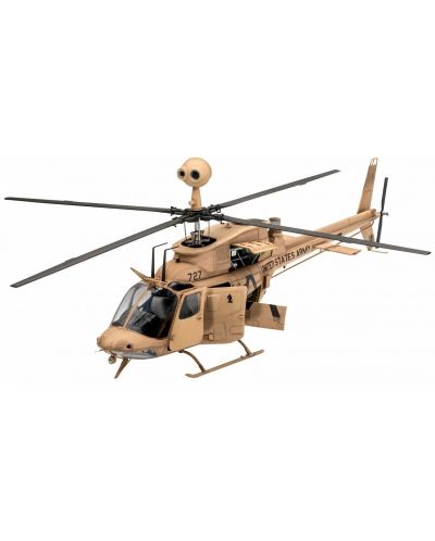 Model za sastavljanje Revell Vojni: Helikopteri - OH-58 Kiowa - 1