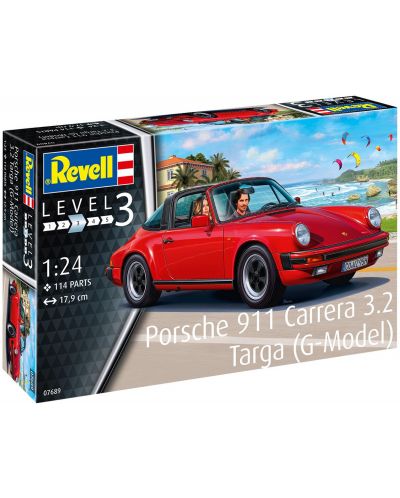 Modeli za sastavljanje Revell Suvremeni: Automobili - Porsche 911 Carrera Targa - 5