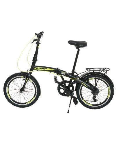 Sklopivi gradski bicikl CAMP - Q10, 20", crno/žuti - 3