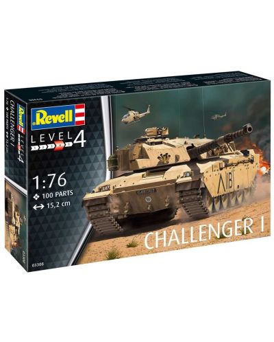 Model za sastavljanje Revell Vojni: Tenkovi - Challenger 1 - 5