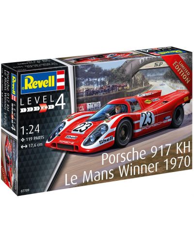 Modeli za sastavljanje Revell Suvremeni: Automobili - Porsche 917 KH Le Mans Winner 1970 - 6