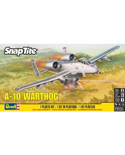 Sastavljeni model Revell - Zrakoplov A-10 Warthog - 1