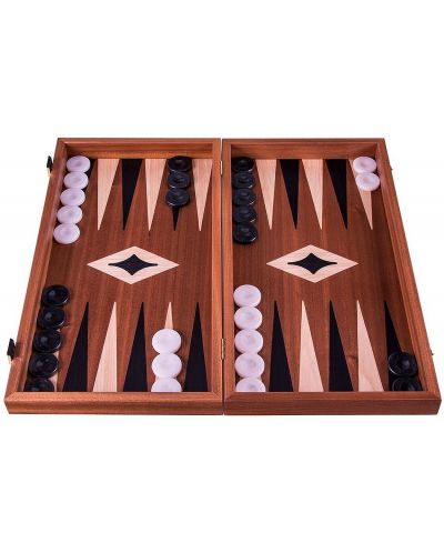 Set šah i  Backgammon Manopoulos - Mahagonij - 1