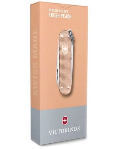 Švicarski džepni nož Victorinox - Classic Alox, Fresh Peach - 4