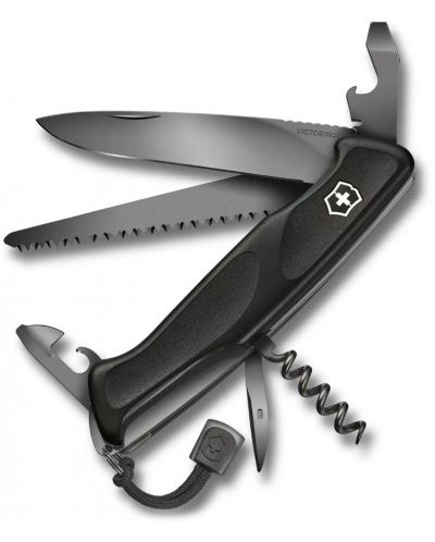 Švicarski džepni nož Victorinox - Ranger Grip 55, Onyx Black - 1