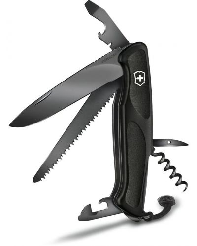 Švicarski džepni nož Victorinox - Ranger Grip 55, Onyx Black - 2