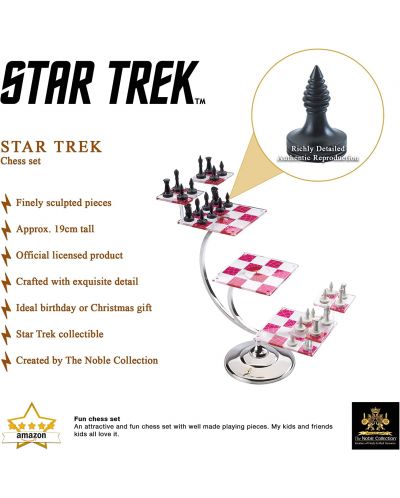 Šah The Noble Collection - Star Trek Tri-Dimensional Chess Set - 3