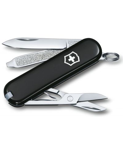 Švicarski džepni nož Victorinox - Classic SD, 7 funkcija, crni - 1