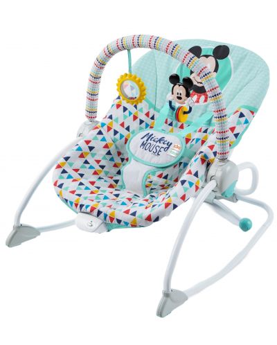 Ležaljka s glazbom i vibracijama Bright Starts Disney Baby - Mickey Mouse, Original Bestie - 1