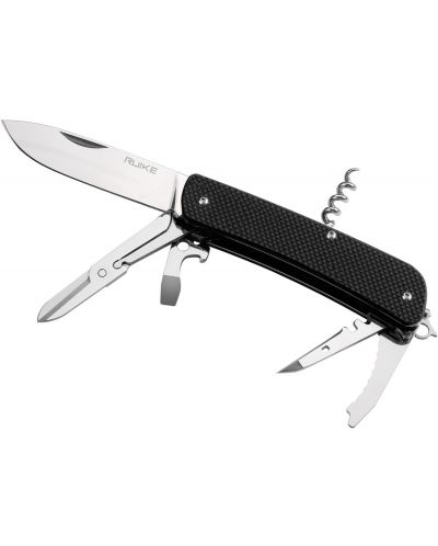 Švicarski džepni nož Ruike L31-B - 18 funkcija, crni - 1