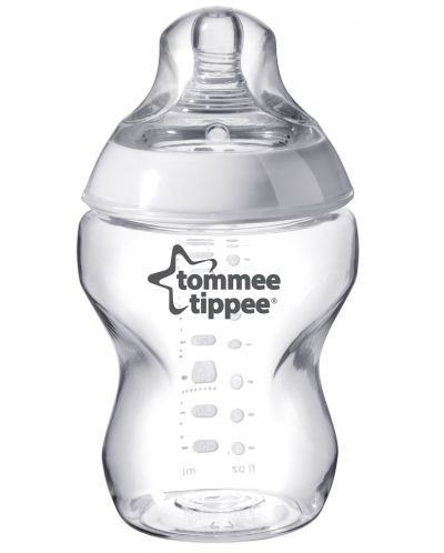 Bočica za bebe Tommee Tippee Easi Vent - 260 ml, s dudom 1 kap - 1