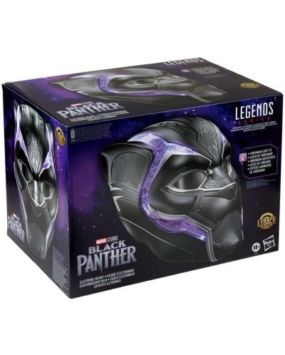 Kaciga Hasbro Marvel: Black Panther - Black Panther (Black Series Electronic Helmet) - 10