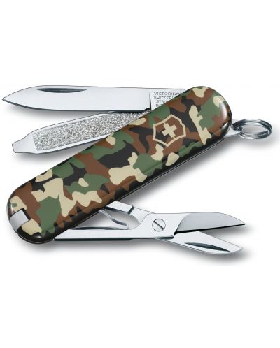 Švicarski nožić Victorinox - Classic SD, 7 funkcija, kamuflaža - 1