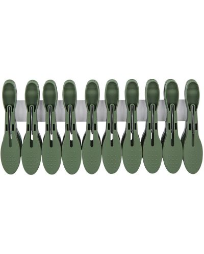 Štipaljke za veš ADS - 10 komada, 8,2 cm, zelene - 2