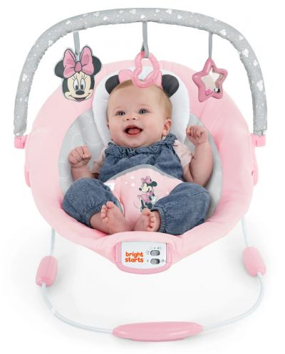 Ležaljka s glazbom i vibracijama Bright Starts Disney Baby - Minnie Mouse - 2