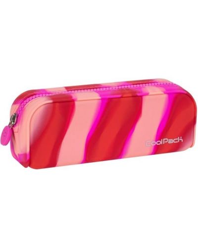 Silikonska pernica Cool Pack Tube - Zebra Pink - 1