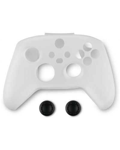 Silikonsko kućište i čepovi Spartan Gear, za Xbox Series, bijelo - 1