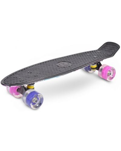 Skateboard Byox - Graffiti Pink, s crnom osnovom, 56 sm - 1