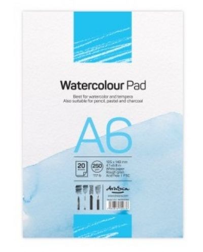 Blok za crtanje Drasca - Watercolour pad, 250g, 20 listova, А6 - 1