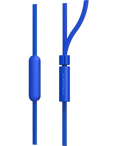 Slušalice s mikrofonom Philips - TAE1105BL, plave - 3
