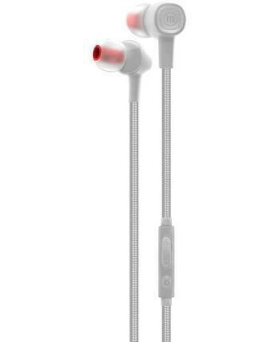 Slušalice s mikrofonom Maxell - SIN-8 Solid + Hakuba, bijele - 1