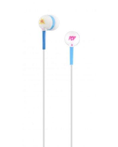 Slušalice s mikrofonom TNB - Music Trend Pop, bijelo/plave - 1