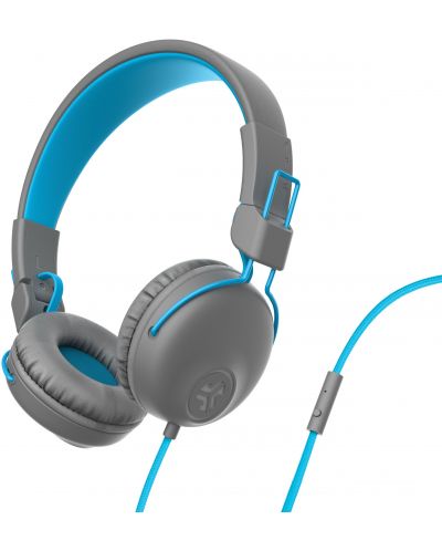 Slušalice s mikrofonom Jlab - Studio, sivo/plave - 3