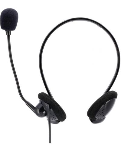 Slušalice s mikrofonom Hama - NHS-P100, crne - 1