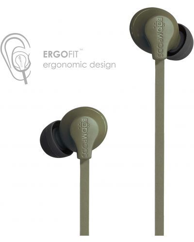 Slušalice s mikrofonom Boompods - Sportline, zelene - 2