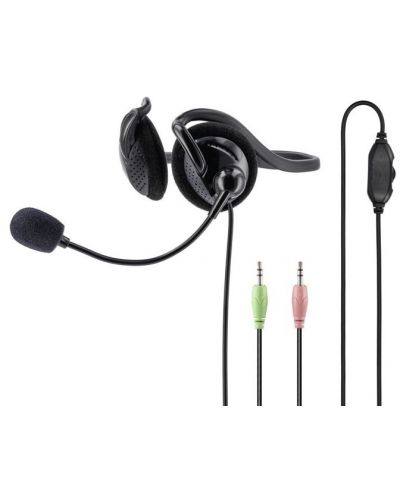 Slušalice s mikrofonom Hama - NHS-P100, crne - 3