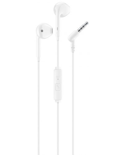 Slušalice s mikrofonom Cellularline - Altec Lansing 3.5 mm, bijele - 1