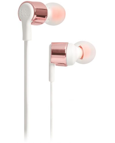 Slušalice s mikrofonom JBL - Tune 210, bijelo/ružičaste - 2