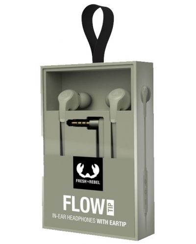 Slušalice s mikrofonom Fresh N Rebel - Flow Tip, Dried Green - 3