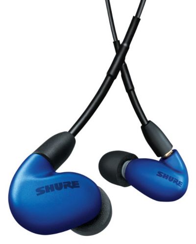 Slušalice s mikrofonom Shure - SE846 Uni Gen 1, plavo/crne - 1