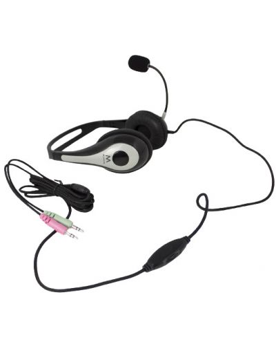 Slušalice s mikrofonom Ewent - EW3562, crne/sive - 2