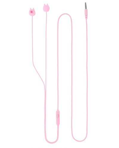 Slušalice s mikrofonom Tellur Macaron - ružičaste - 3