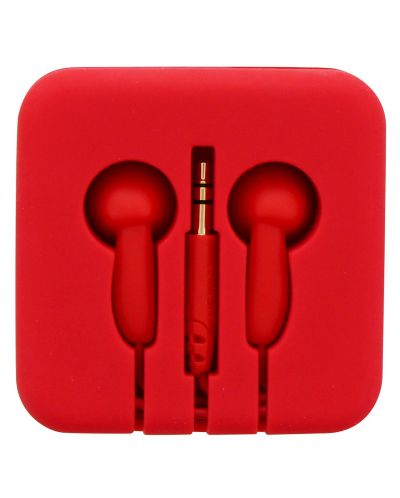 Slušalice TNB - Pocket, silikonska kutija, crvene - 1