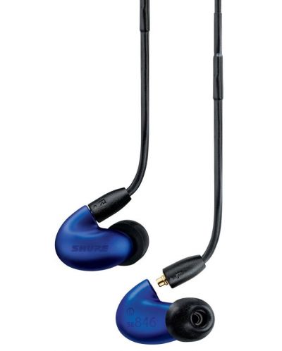 Slušalice s mikrofonom Shure - SE846 Uni Gen 1, plavo/crne - 2