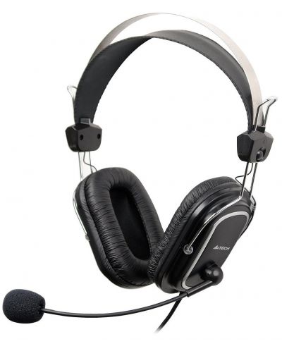 Slušalice s mikrofonom A4tech - HS-50, crne - 1