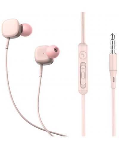 Slušalice s mikrofonom Tellur - Sigma, ružičaste - 2